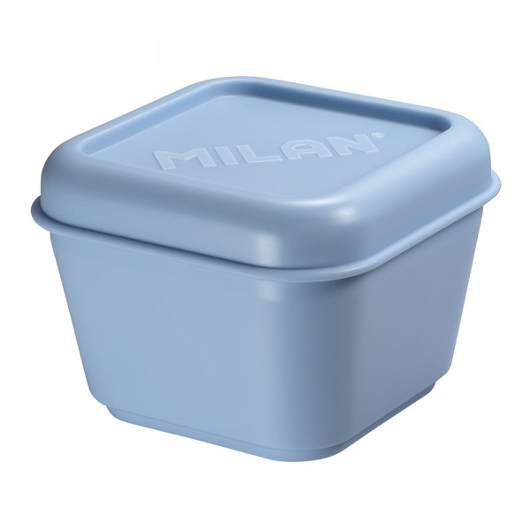 Recipiente para alimentos cuadrado serie 1918 azul claro 0,33 l (pack 2 unidades)